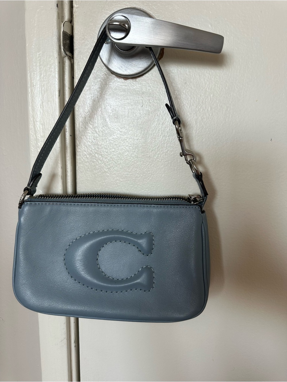 Blue Coach Nolita 19 shoulder bag
